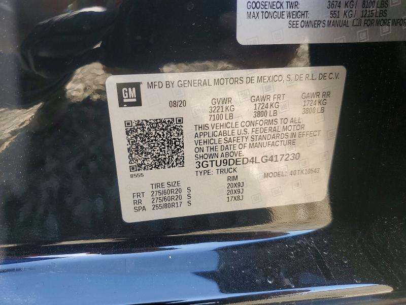 2020 GMC Sierra K1500 SLT