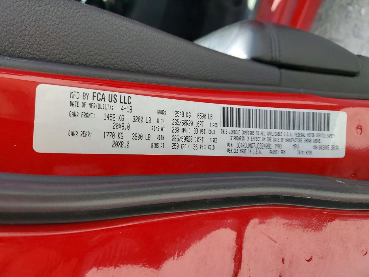 2018 Dodge Durango sxt