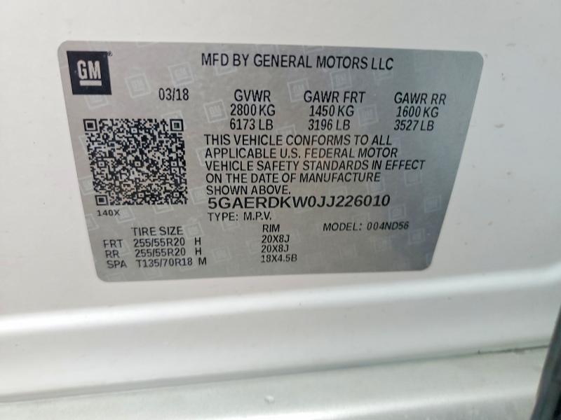 2018 Buick Enclave Avenir