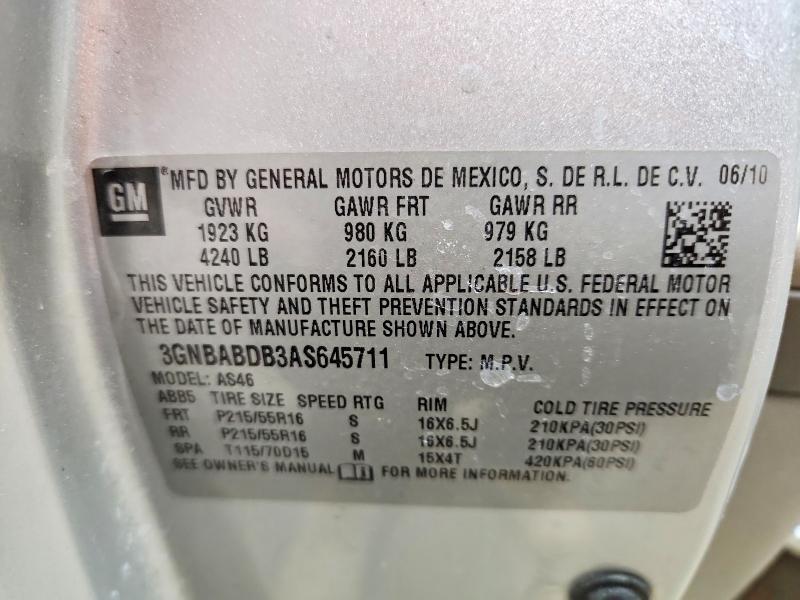 2010 Chevrolet Hhr lt