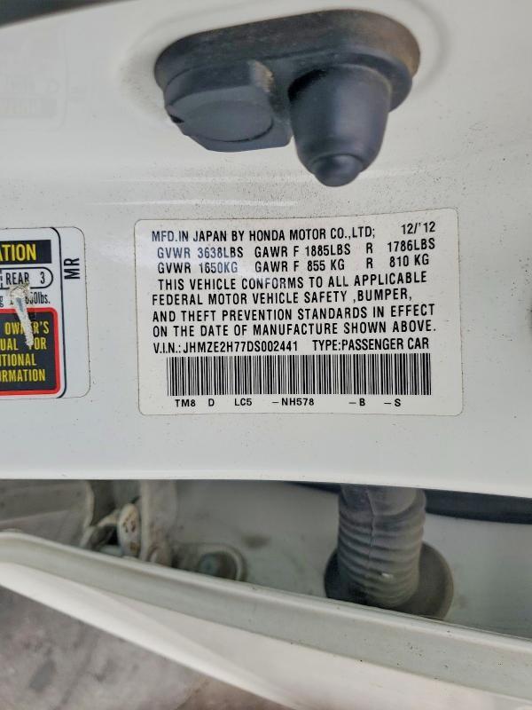 2013 Honda Insight ex