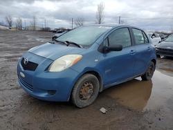 Salvage cars for sale from Copart Montreal Est, QC: 2007 Toyota Yaris Base