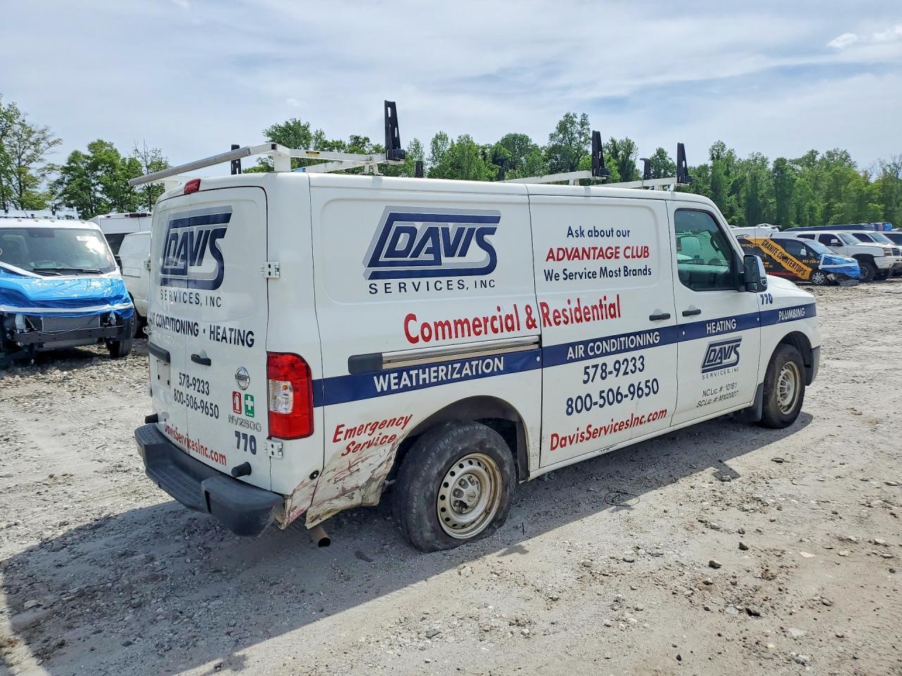 2020 Nissan NV 2500 Utility / Service Van