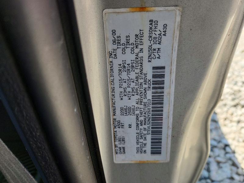 2000 Toyota Tacoma Xtracab