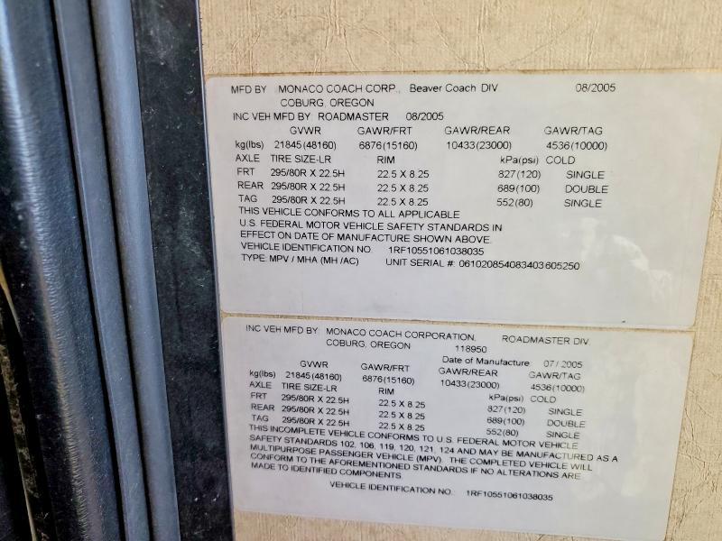 2006 Roadmaster Rail 2006 Beaver Marquis RV