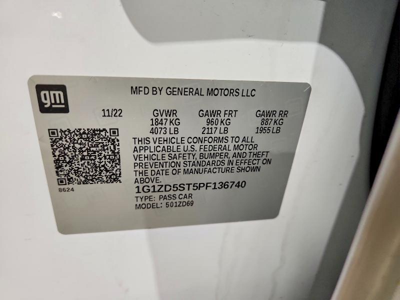 2023 Chevrolet Malibu lt