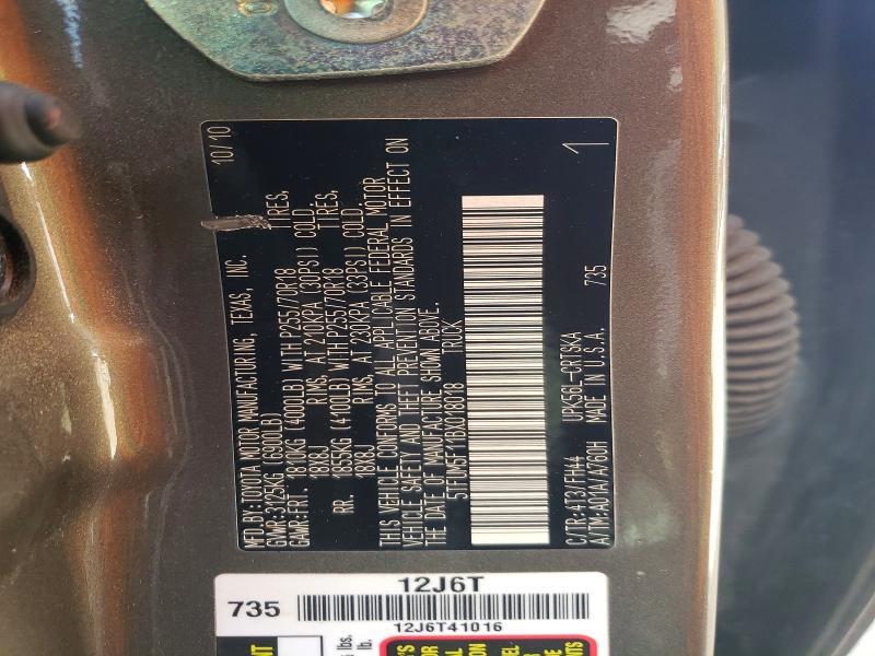 2011 Toyota Tundra Grade