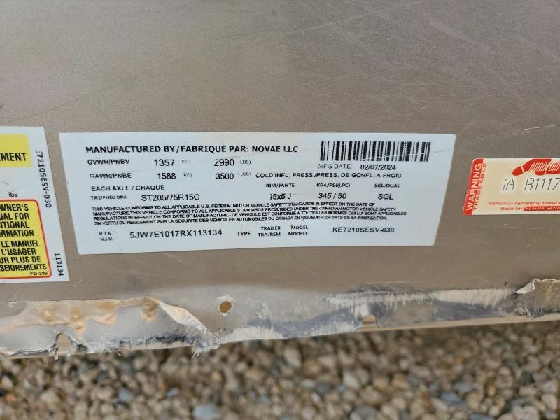 2024 Cargo Express KE7210SESV-030 Enclosed Cargo Trailer