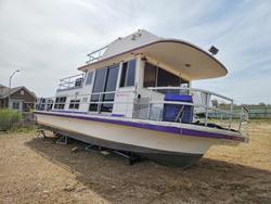 Salvage boats for sale at Mcfarland, WI auction: 1977 Gibson 36 St Boat