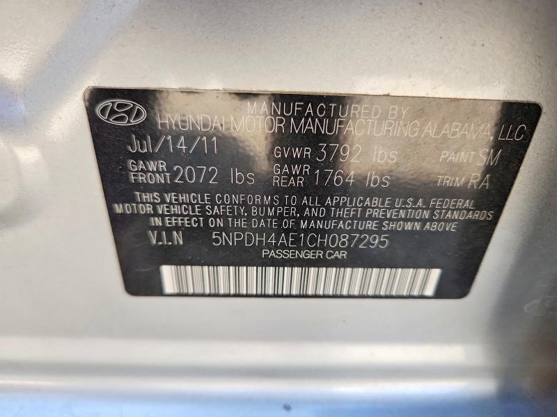 2012 Hyundai Elantra Limited