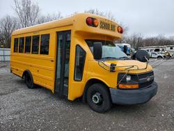 Salvage trucks for sale at Leroy, NY auction: 2014 Chev 2014 Starcraft Allstar G3500-School Bus