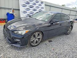 Infiniti salvage cars for sale: 2018 Infiniti Q50 3.0t Sport