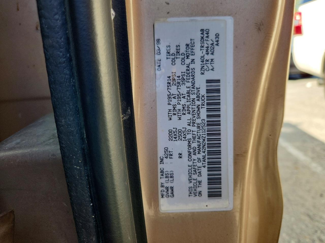 1998 Toyota Tacoma Base