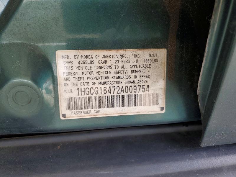 2002 Honda Accord lx