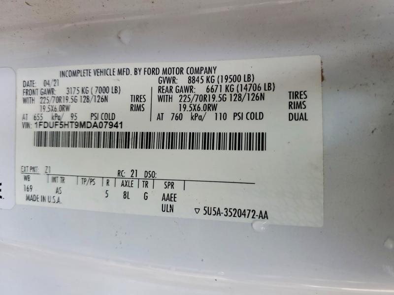 2021 Ford F550 Super Duty Utility / Service Truck
