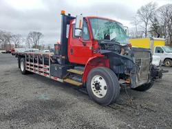 Salvage trucks for sale at Assonet, MA auction: 2018 International MA025 Flatbed Truck