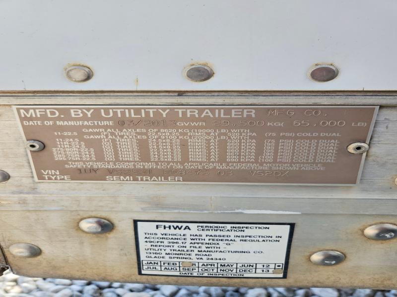 2014 Arrow 2014 Utility VS2DX DRY Van Trailer