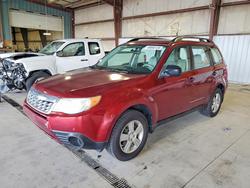 Subaru salvage cars for sale: 2012 Subaru Forester 2.5x
