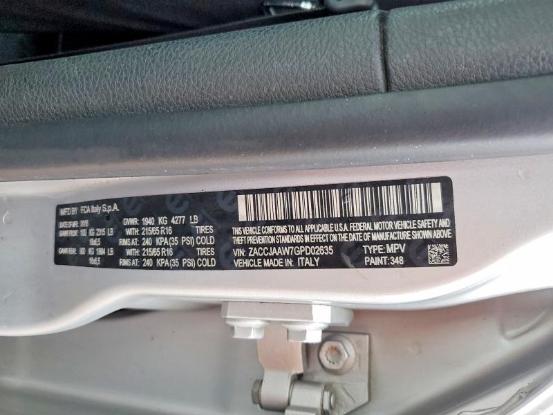 2016 Jeep Renegade Sport