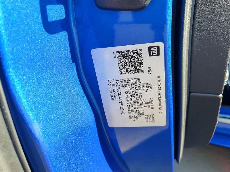 2022 Chevrolet Corvette Stingray 1LT