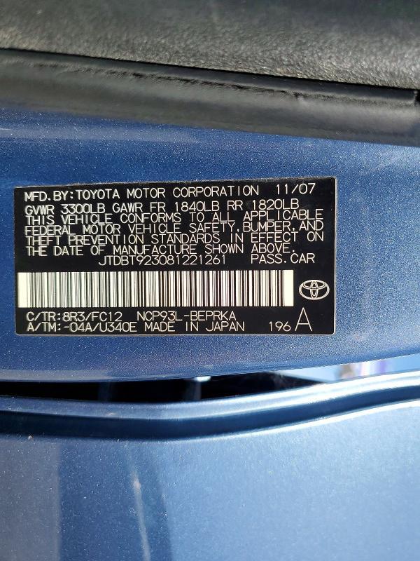 2008 Toyota Yaris Base