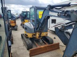 Salvage trucks for sale at Woodhaven, MI auction: 2012 John Deere 35D Mini Excavator