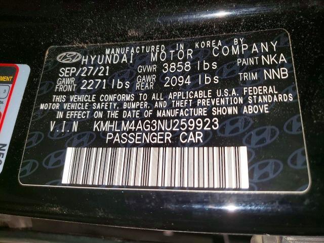 2022 Hyundai Elantra sel