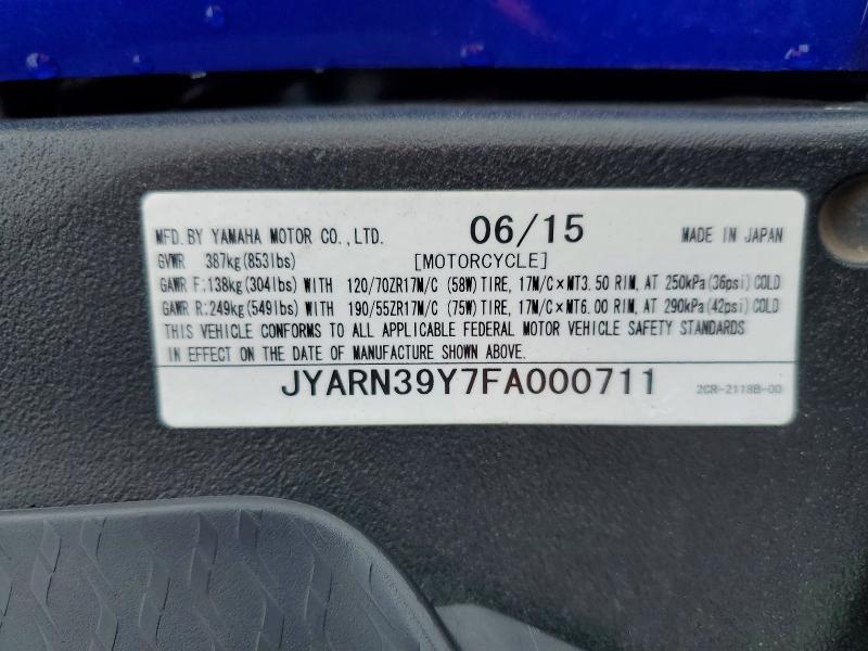2015 Yamaha YZFR1 C
