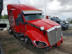 Salvage trucks for sale at Corpus Christi, TX auction: 2016 Kenworth T680 Semi Truck