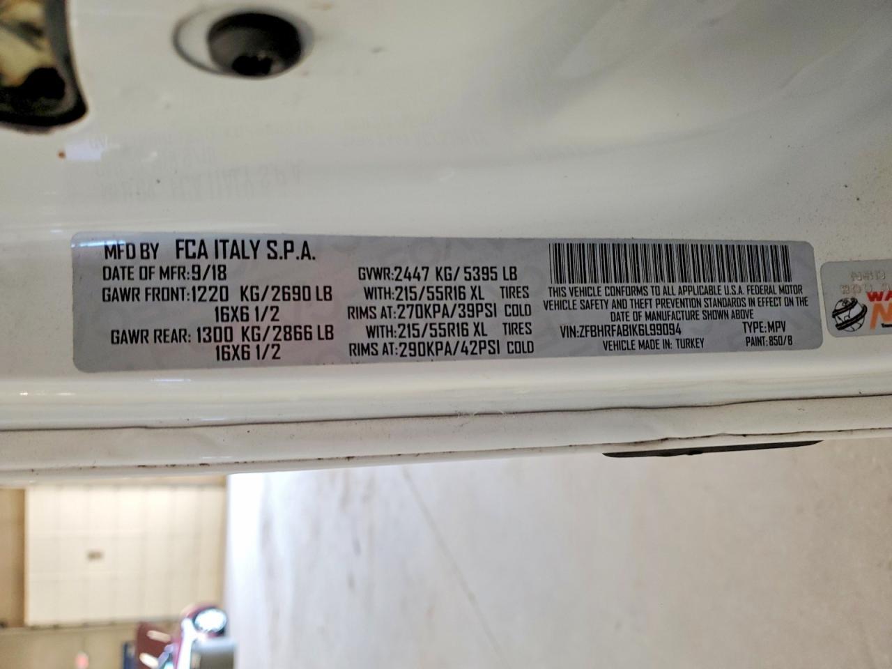 2019 Dodge RAM Promaster City