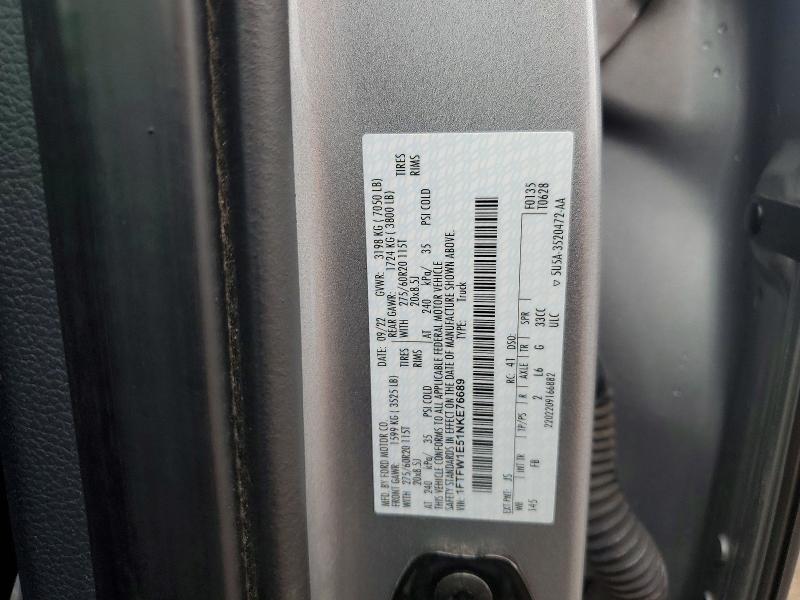 2022 Ford F150 Supercrew