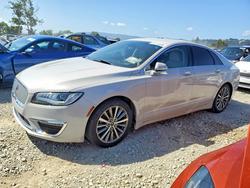 Lincoln mkz salvage cars for sale: 2019 Lincoln MKZ