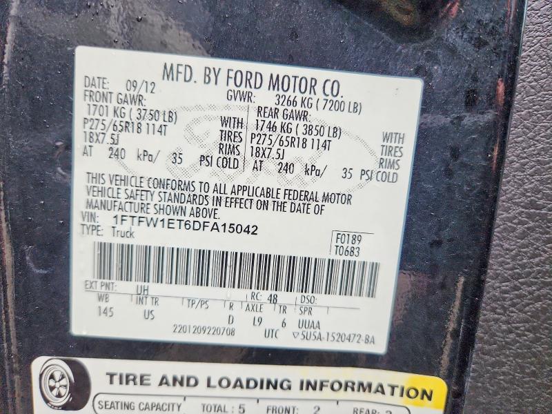 2013 Ford F150 Supercrew