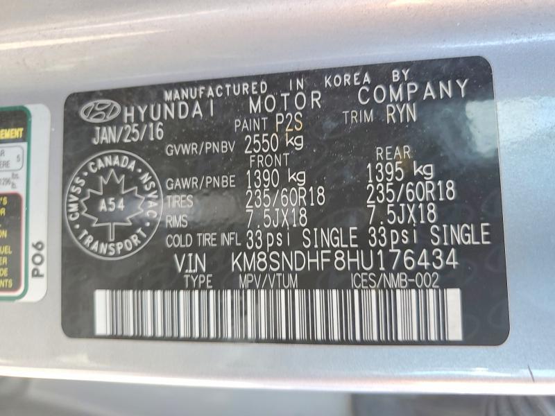 2017 Hyundai Santa fe xl se