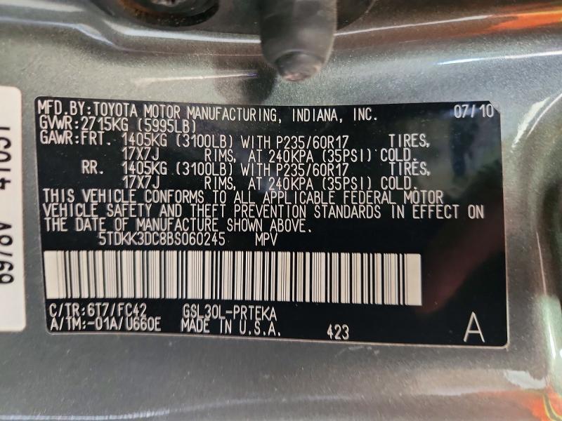 2011 Toyota Sienna le