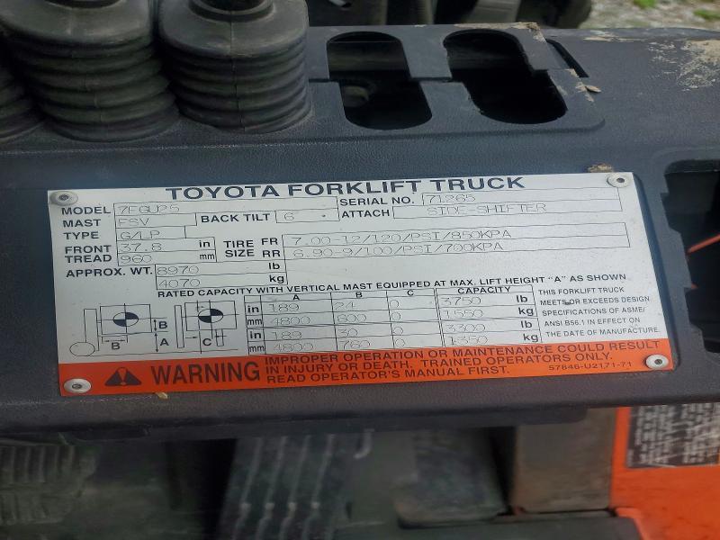 2000 Toyota NA-20 Fork