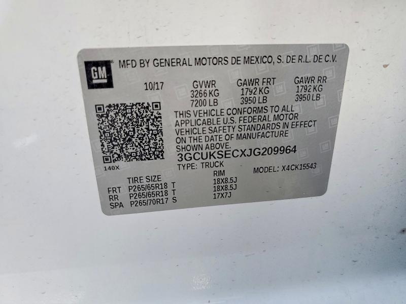2018 Chevrolet Silverado K1500 LTZ