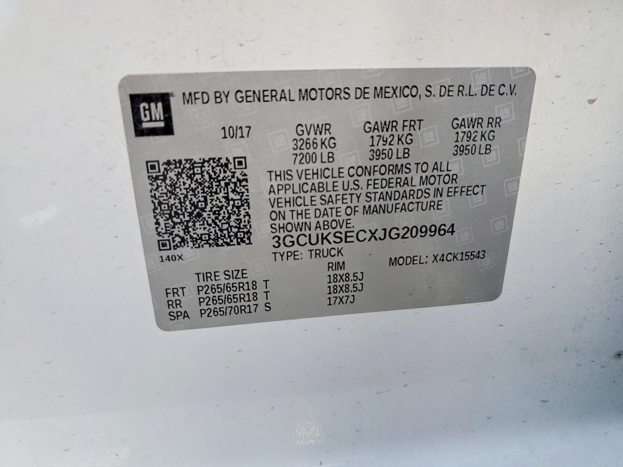 2018 Chevrolet Silverado K1500 LTZ