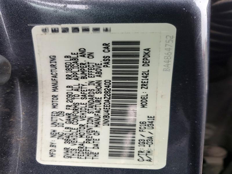 2010 Toyota Corolla le