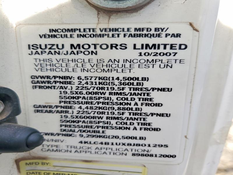 2008 Isuzu NPR Dump Truck