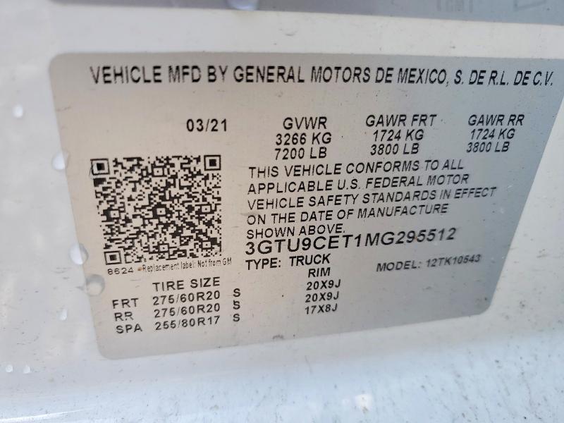 2021 GMC Sierra K1500 Elevation