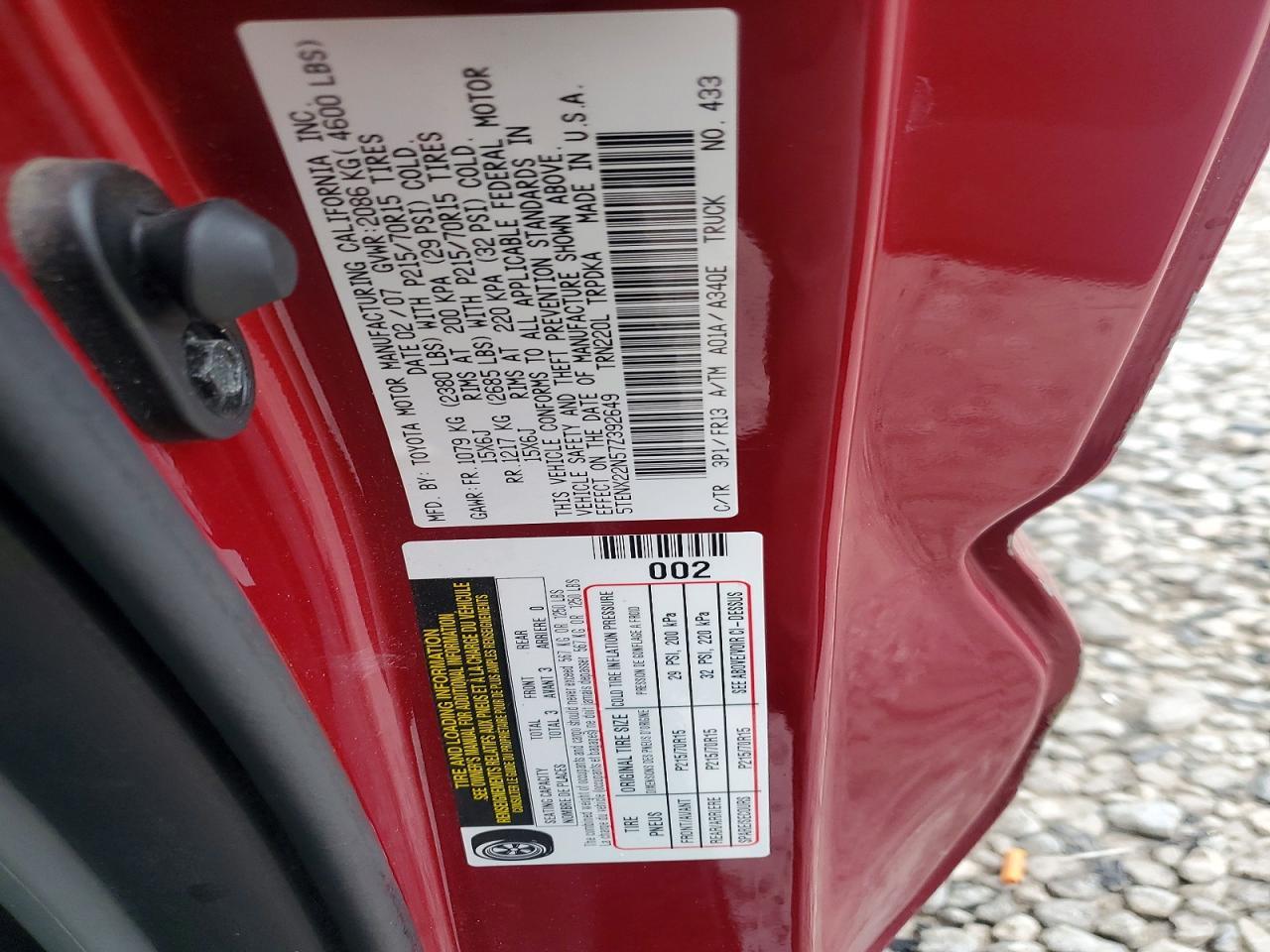 2007 Toyota Tacoma Base
