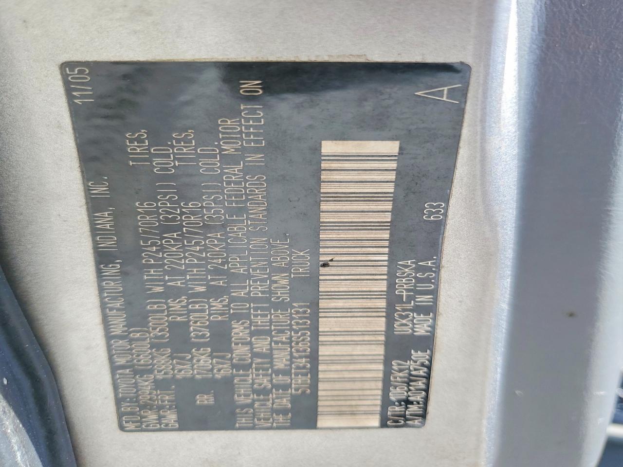 2006 Toyota Tundra Double Cab SR5