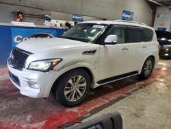 Infiniti salvage cars for sale: 2016 Infiniti Qx80 Base