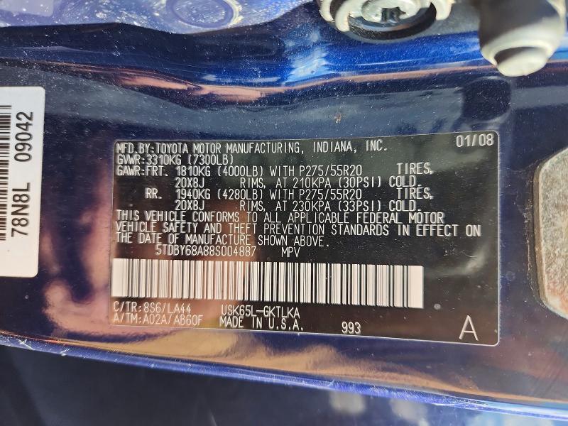 2008 Toyota Sequoia Limited