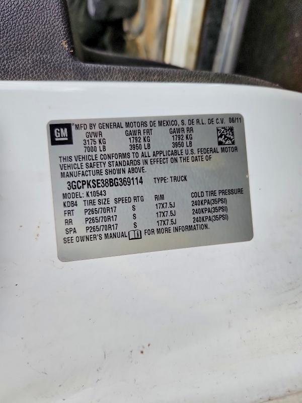 2011 Chevrolet Silverado K1500 LT