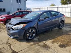 KIA salvage cars for sale: 2016 KIA Forte ex