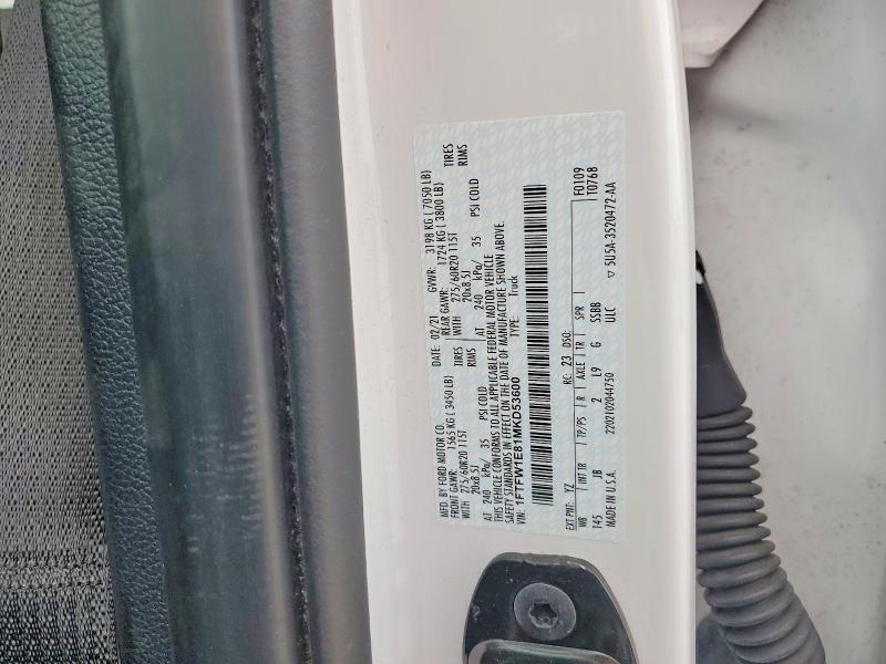 2021 Ford F150 Supercrew