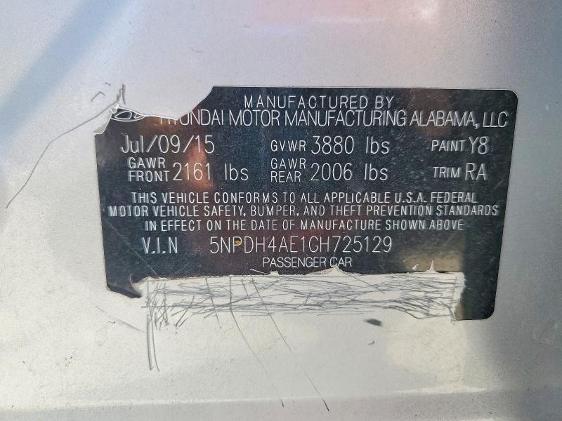 2016 Hyundai Elantra se