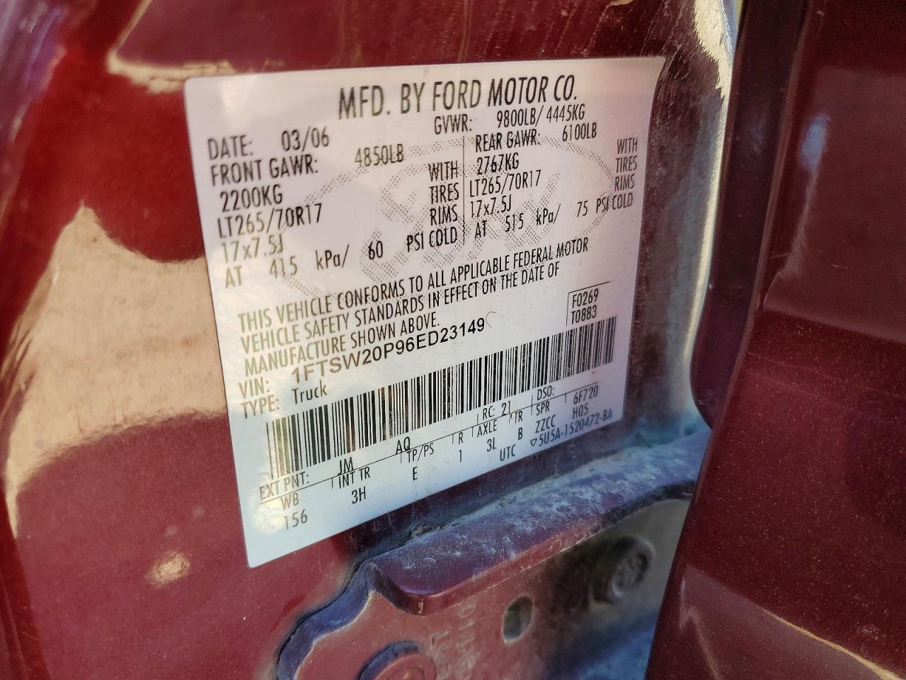 2006 Ford F250 Super Duty